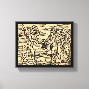 Satan's Hexen Swap Texte 8x10 Leinwanddruck