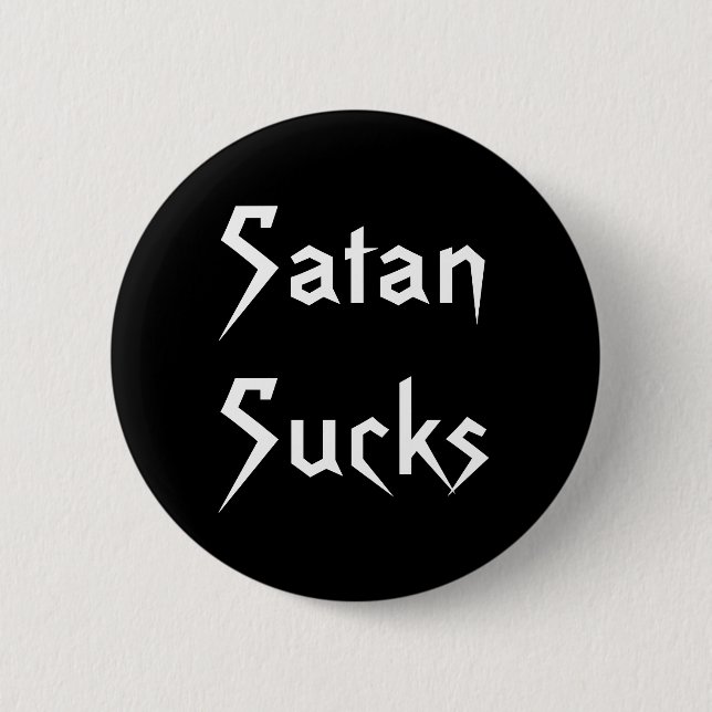 SatanSucks Button (Vorderseite)