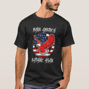 Satanusa Design mit usa Adler Sprichwort machen Am T-Shirt