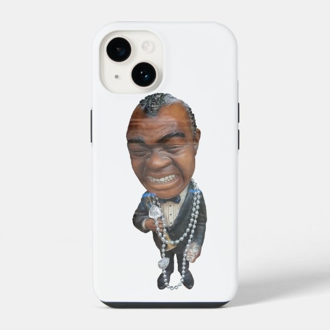 Satchmo. iPhone 14 Hülle (Rückseite)