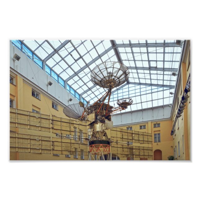 Satellit, Kommunikationsmuseum, St. Petersburg Fotodruck (Vorne)