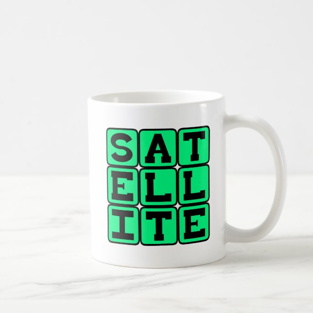 Satellit, Orbit Kaffeetasse (Rechts)