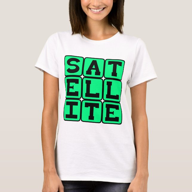 Satellit, Orbit T-Shirt (Vorderseite)