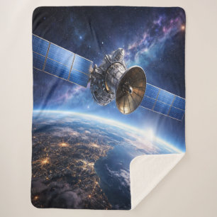 Satellit über dem Planeten  Sherpadecke