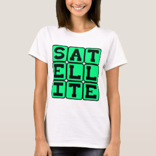 Satellit, umlaufendes Objekt T-Shirt
