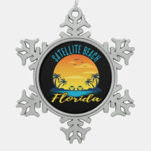 Satellite Beach Florida Palm Tree Beach