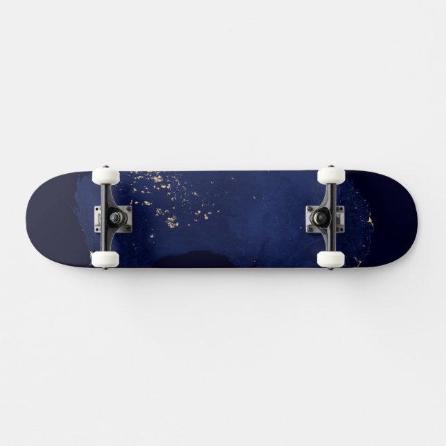 Satellite die Nachtlicht von Australien. Skateboard (Horizontal)