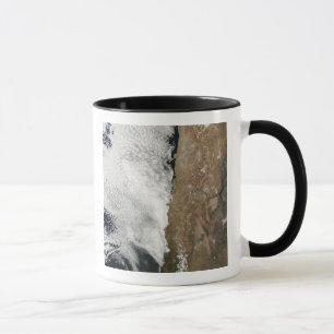 Satellitenansicht der Anden-Berge Tasse