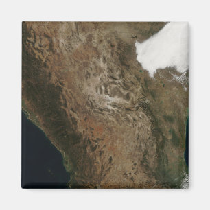 Satellitenansicht der Landschaft von zentralem Magnet