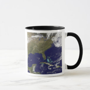 Satellitenansicht der Ostküste der Vereinigten Sta Tasse