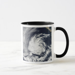 Satellitenansicht der tropischen Krise Blas Tasse