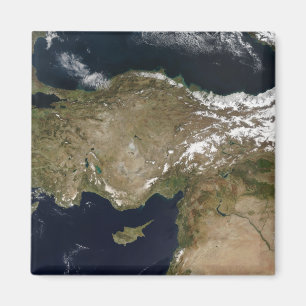 Satellitenansicht der Türkei Magnet