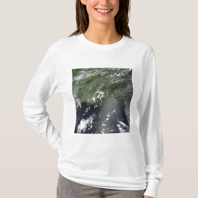 Satellitenansicht des Golfs von Mexiko 2 T-Shirt (Vorderseite)