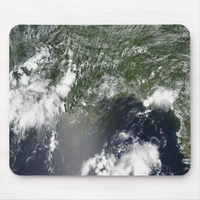 Satellitenansicht des Golfs von Mexiko Mousepad (Vorne)