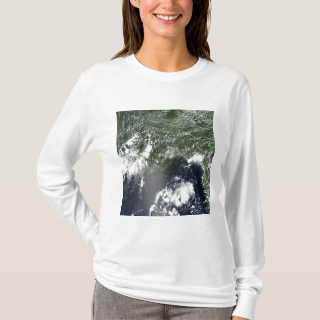 Satellitenansicht des Golfs von Mexiko T-Shirt (Vorderseite)
