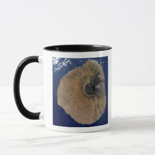 Satellitenansicht des Monte Fogo Tasse