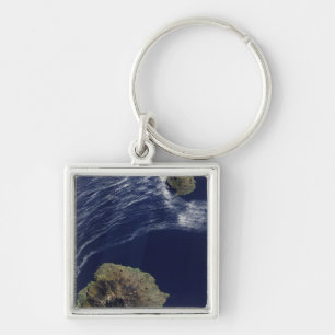Satellitenansicht des Prinzen Edward Islands Schlüsselanhänger