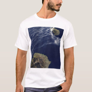 Satellitenansicht des Prinzen Edward Islands T-Shirt