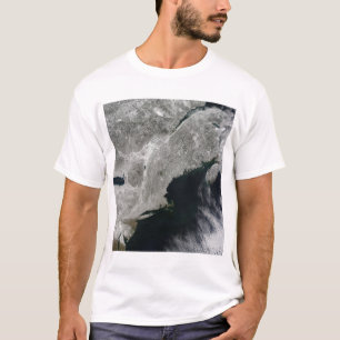 Satellitenansicht des Schnees T-Shirt