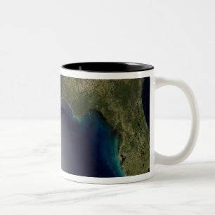 Satellitenansicht des südöstlichen vereinigten zweifarbige tasse