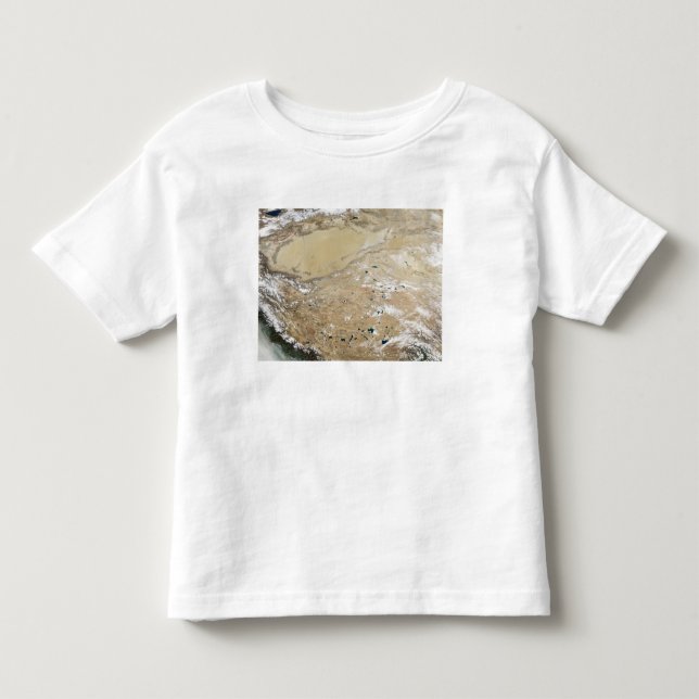 Satellitenansicht des tibetischen Plateaus Kleinkind T-shirt (Vorderseite)