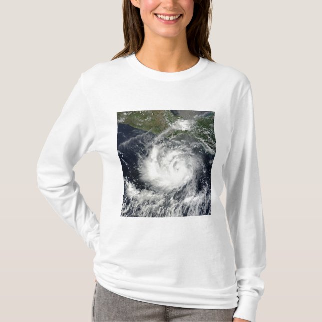 Satellitenansicht des tropischen Sturms Darby T-Shirt (Vorderseite)