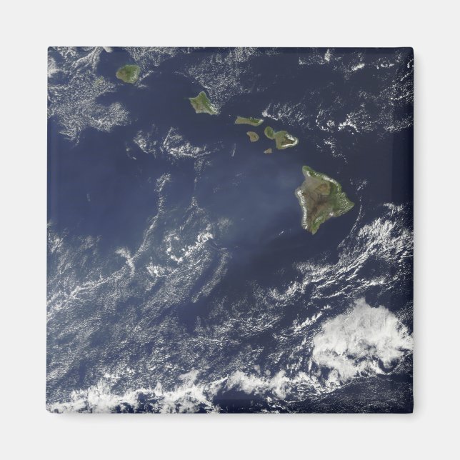 Satellitenansicht des Vulkannebels Magnet (Vorne)