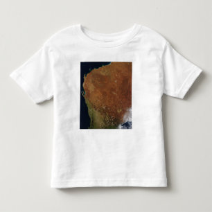 Satellitenansicht des Westerns Australien Kleinkind T-shirt