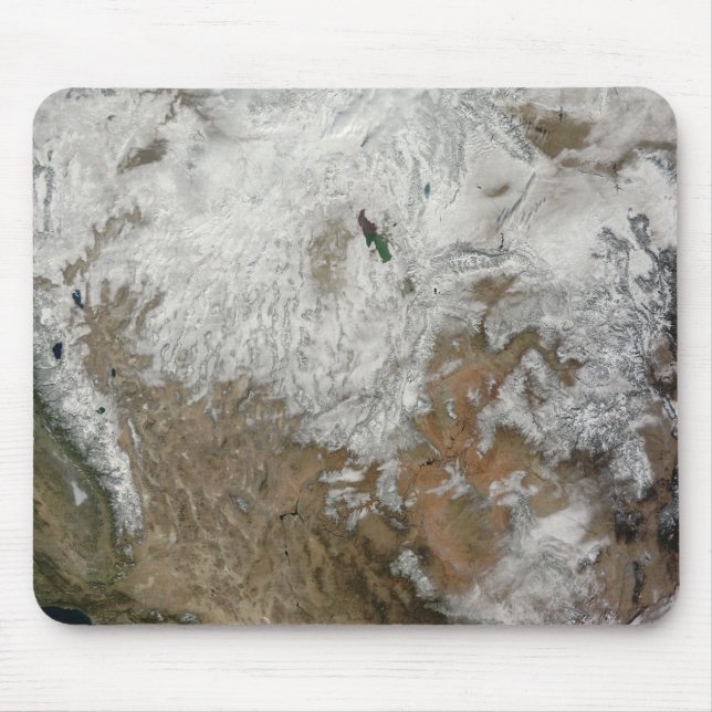 Satellitenansicht des Westerns Vereinigte Staaten Mousepad (Vorne)