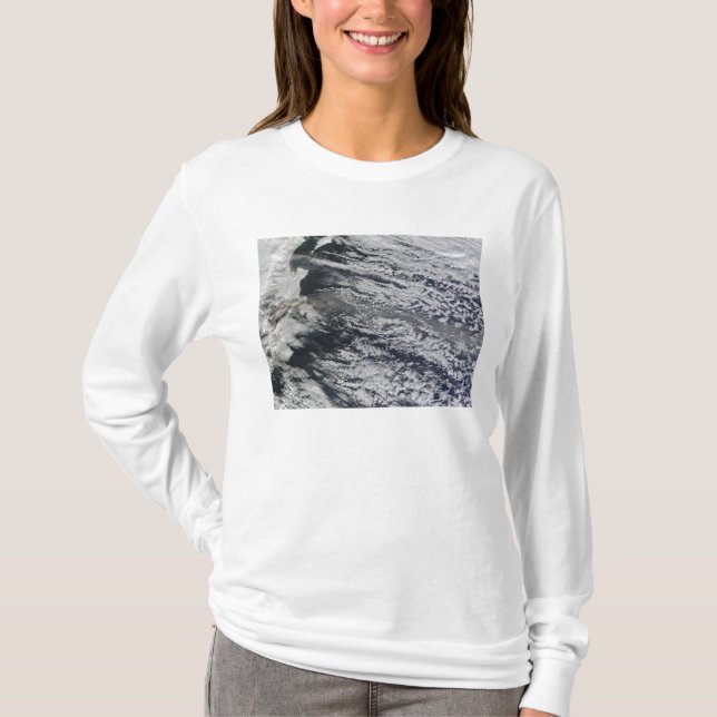 Satellitenansicht einer Aschenwolke 3 T-Shirt (Vorderseite)