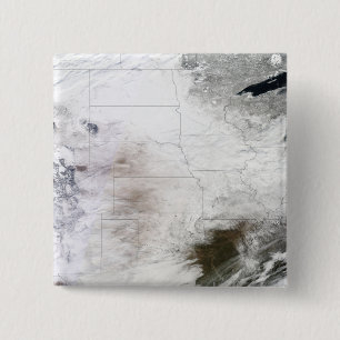 Satellitenansicht eines massiven Wintersturms über Button