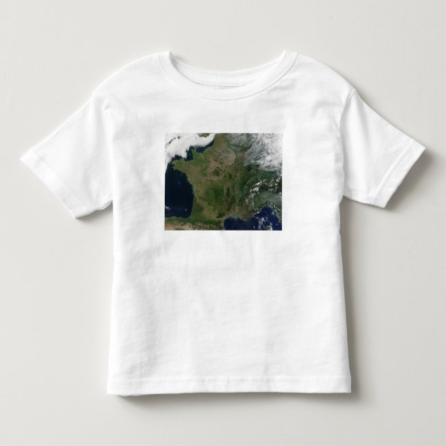 Satellitenansicht Frankreichs Kleinkind T-shirt (Vorderseite)