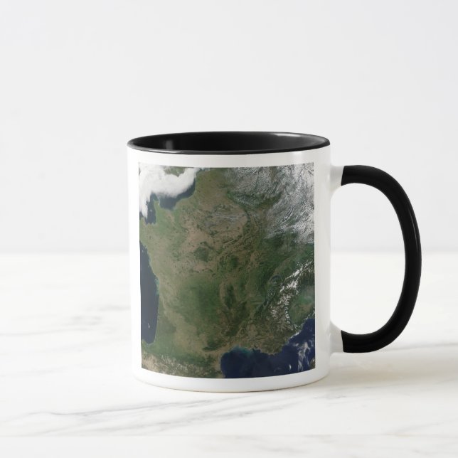Satellitenansicht Frankreichs Tasse (Rechts)
