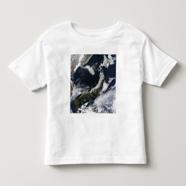 Satellitenansicht Japans Kleinkind T-shirt (Vorderseite)