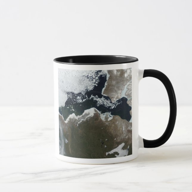 Satellitenansicht Nordwestkanadas Tasse (Rechts)