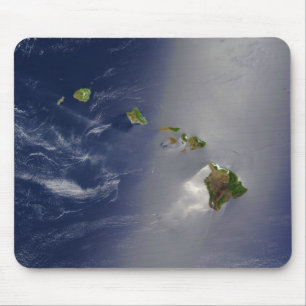 Satellitenansicht von Hawaii-Archipel-Inseln Mousepad