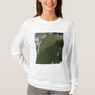 Satellitenansicht von Ostkolumbien T-Shirt