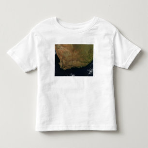 Satellitenansicht von Südafrika Kleinkind T-shirt