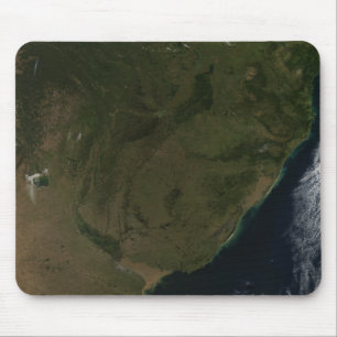 Satellitenansicht von Südamerika Mousepad