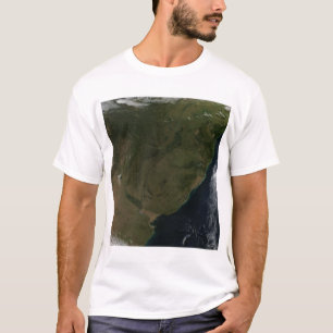Satellitenansicht von Südamerika T-Shirt