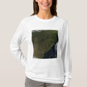 Satellitenansicht von Südamerika T-Shirt