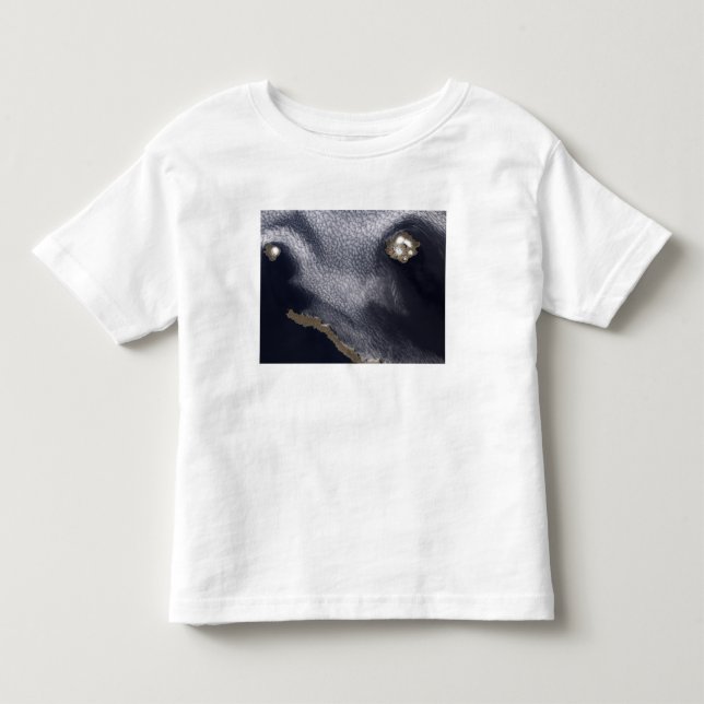 Satellitenbild der Insel Semisopochnoi Kleinkind T-shirt (Vorderseite)