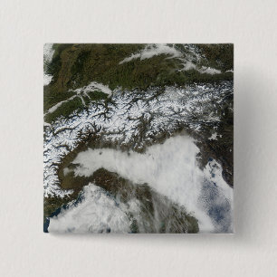 Satellitenbild des Alpen-Gebirgszugs Button