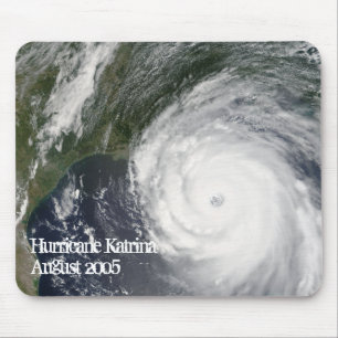 Satellitenbild des Hurrikans Katrina, August 2005 Mousepad