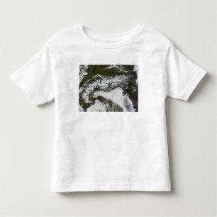 Satellitenbild Die Alpen Kleinkind T-shirt