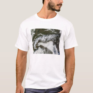 Satellitenbild Die Alpen T-Shirt
