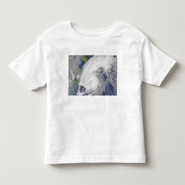 Satellitenbild eines Taifuns Kleinkind T-shirt (Vorderseite)