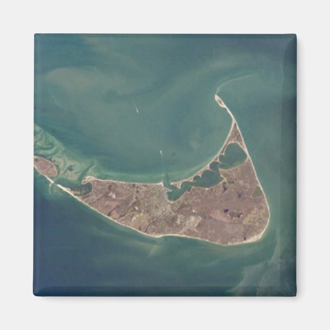 Satellitenbild Nantucket Magnet (Vorne)