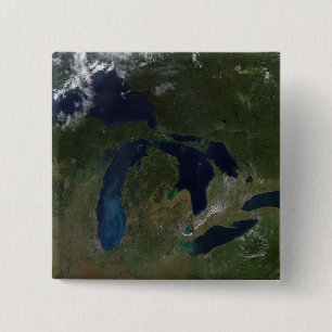 Satellitenblick auf die Großen Seen Button