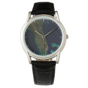 Satellitenblick auf Florida. Armbanduhr